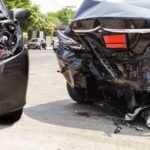 Car crash accident on street Car crash accident on street