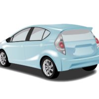 Toyota Corolla Hatchback back view Toyota Corolla Hatchback back view