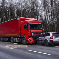 truck wreck accident with car